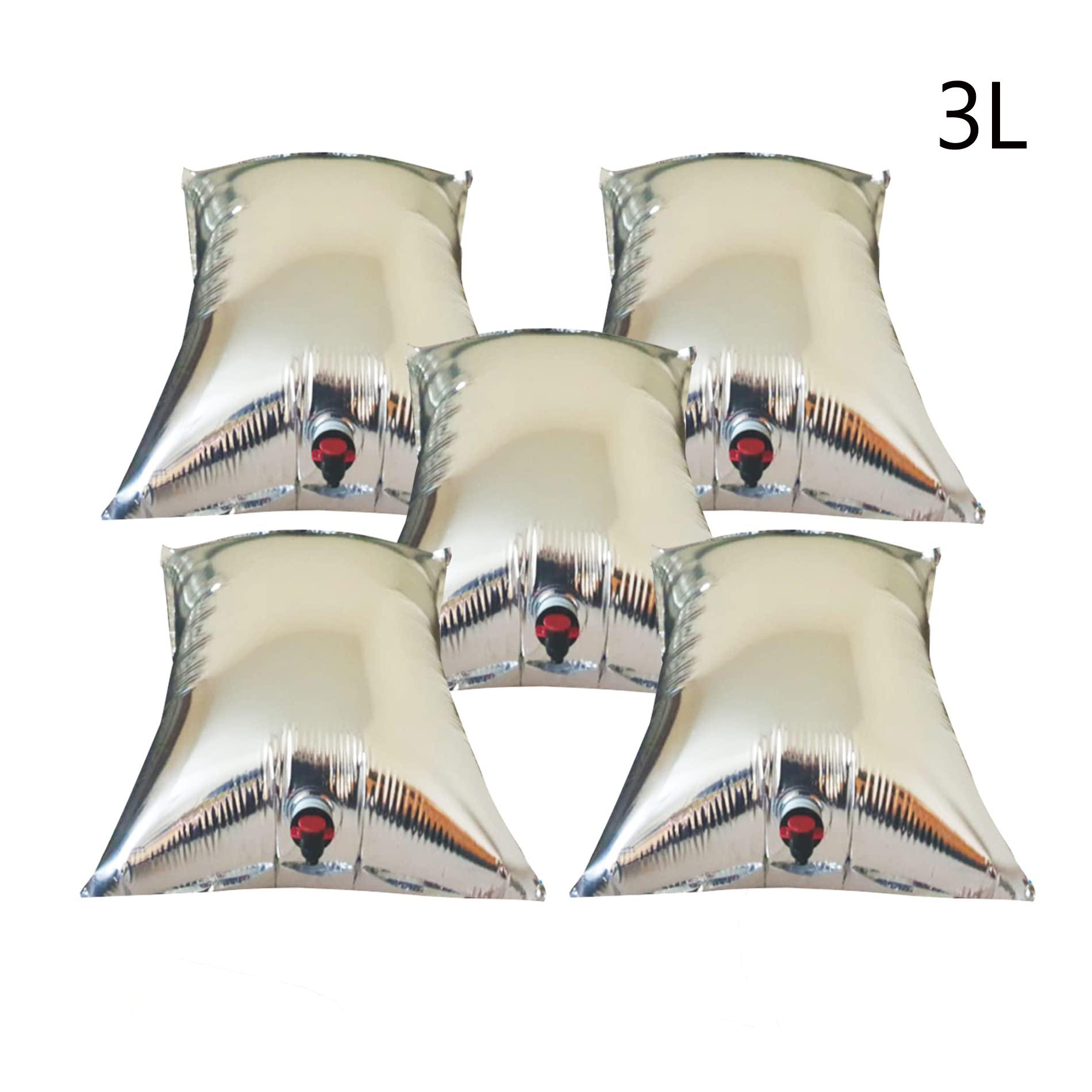5Pcs Emergency Water Bag 10L Lightproof Composite Film Water Canister Foldable Canister Tap Used in Storage Criss
5Pcs Emergency Water Bag 10L Lightproof Composite Film Water Canister Foldable Canister Tap Used in Storage Criss