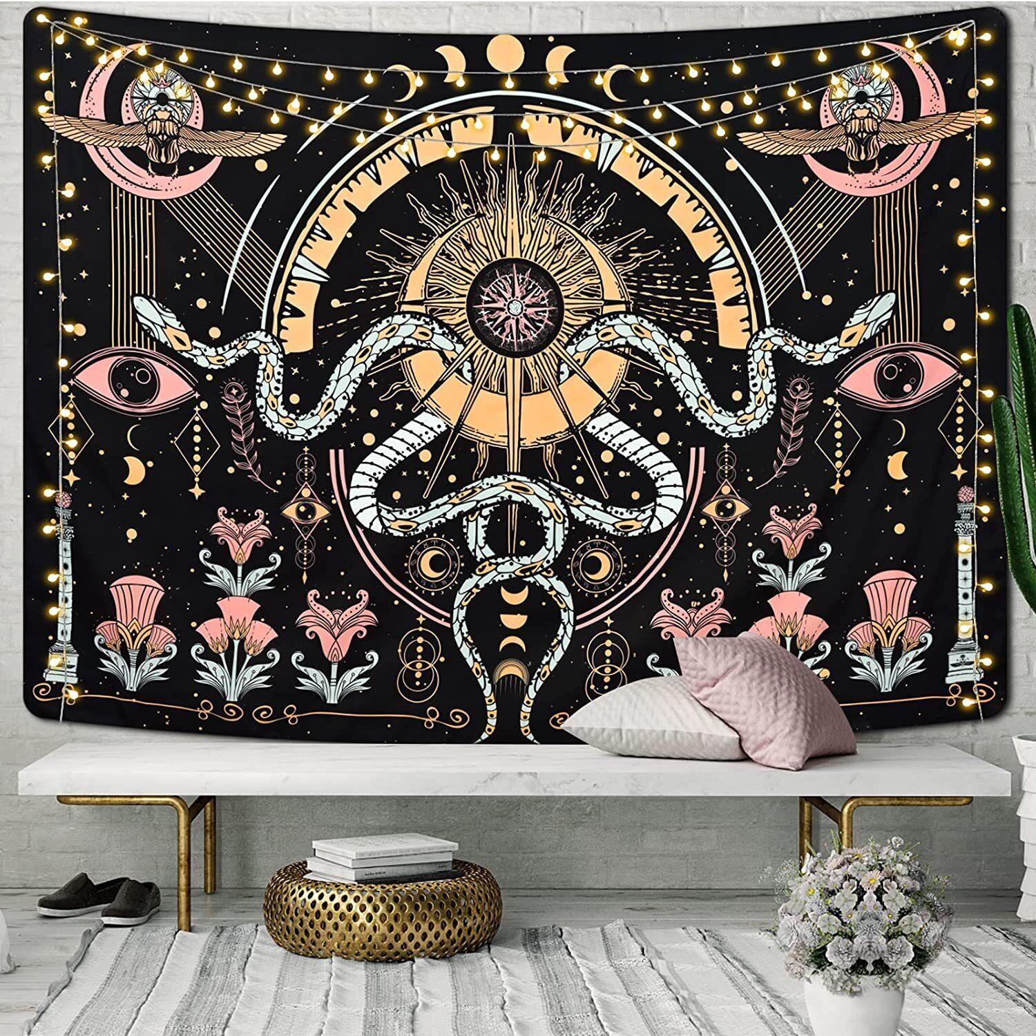 New Sun And Moon Bohemian Tapestry Creative Art Wall Hanging For Bedroom Living Room Home Decor 74x94cm(29x37in)
New Sun And Moon Bohemian Tapestry Creative Art Wall Hanging For Bedroom Living Room Home Decor 74x94cm(29x37in)