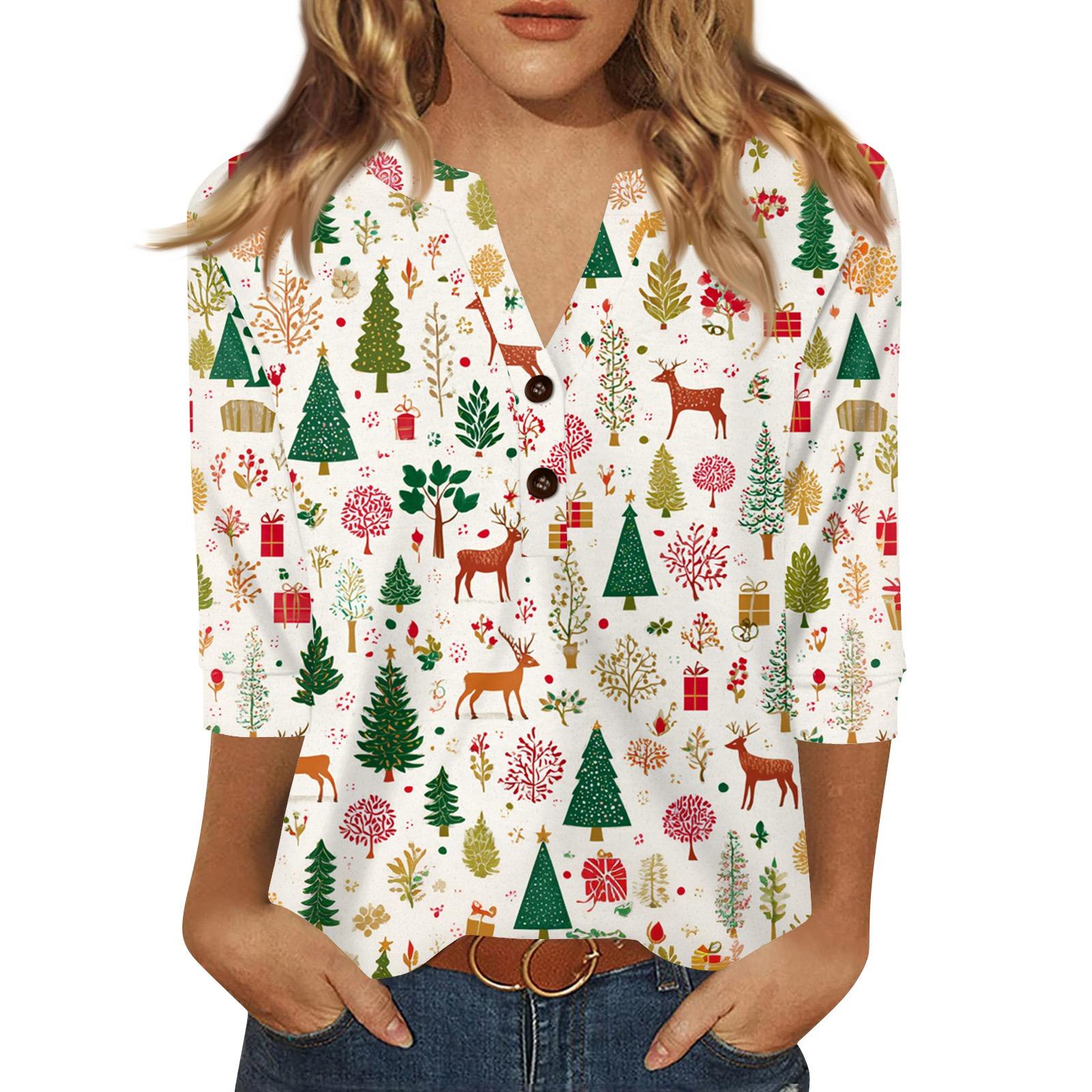 Жен. Футболка С принтом Пуговицы Рукав 3/4 Повседневные Выходные Мода Классический Классический V-образный вырез Обычный Верх L зелёный
Жен. Футболка С принтом Пуговицы Рукав 3/4 Повседневные Выходные Мода Классический Классический V-образный вырез Обычный Верх L зелёный