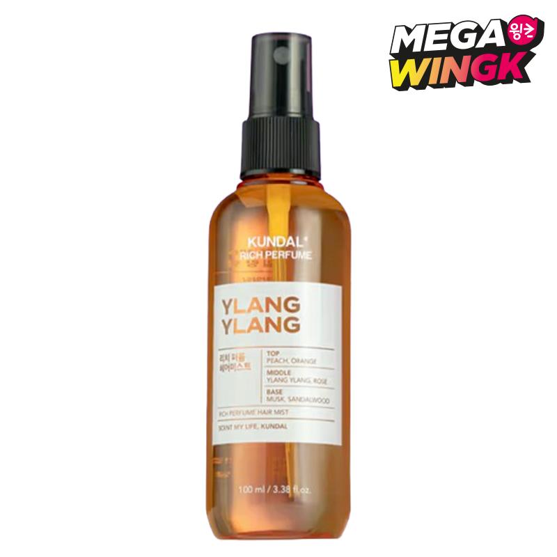 KUNDAL Rich Perfume Hair Mist 100ml (White Musk / Ylang Ylang) Ylang Ylang
KUNDAL Rich Perfume Hair Mist 100ml (White Musk / Ylang Ylang) Ylang Ylang