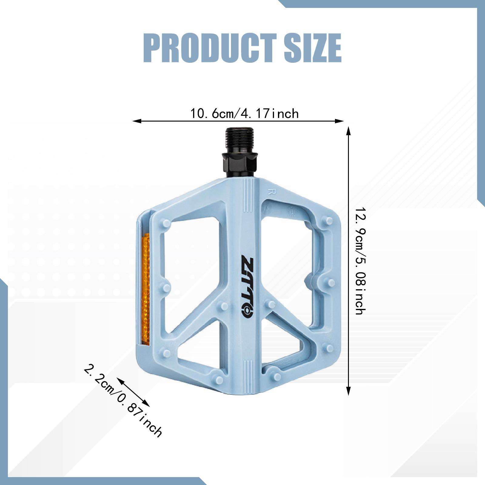 1 Pair Bike Pedals Mountain Bike Pedals Ultralight Sleek Bearings Flat Mountain Road Bike Replacement Pedal Parts синій
1 Pair Bike Pedals Mountain Bike Pedals Ultralight Sleek Bearings Flat Mountain Road Bike Replacement Pedal Parts синій