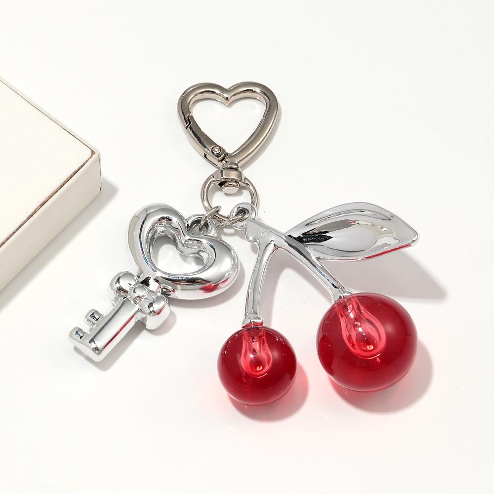 Trendy Glitter Cherry Bag Charms Keychain for Women Cute Fruits Heart Key Pendant Jewelry Car Phone Accessories Keyring Gifts
Trendy Glitter Cherry Bag Charms Keychain for Women Cute Fruits Heart Key Pendant Jewelry Car Phone Accessories Keyring Gifts