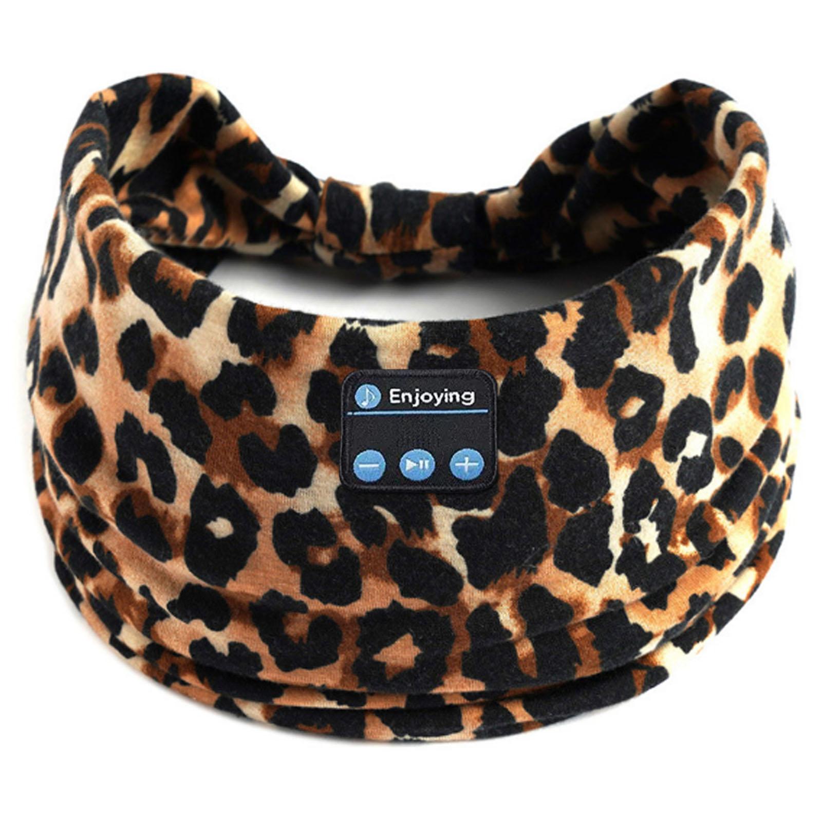 Wireless Sleeping Headphones Soft Washable Yoga Running Bluetooth Headset Headband Handsfree Music Earphone Leopard Pattern
Wireless Sleeping Headphones Soft Washable Yoga Running Bluetooth Headset Headband Handsfree Music Earphone Leopard Pattern