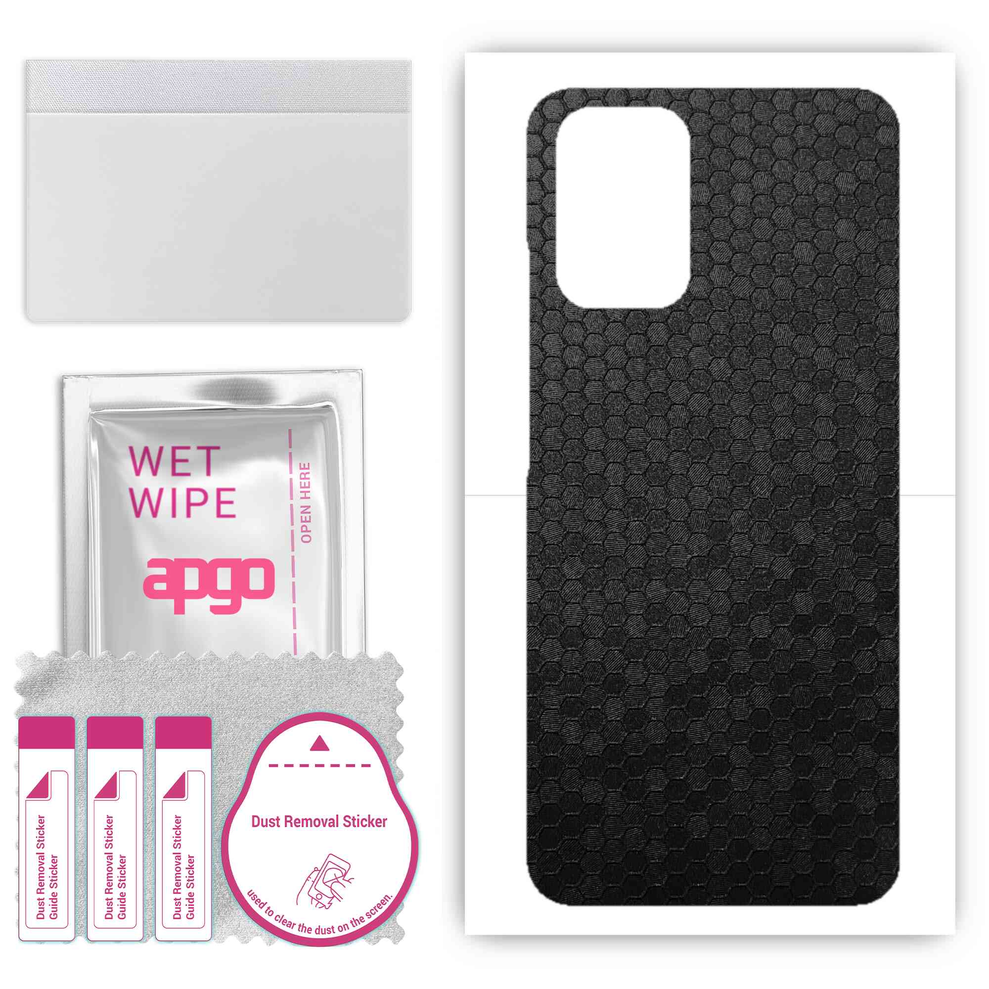 Apgo Protective Skin Sticker для задньої панелі, сумісний із Xiaomi Redmi Note 10s, Wrap Film, Foil, Vinyl - Pattern Black Honeycomb
Apgo Protective Skin Sticker для задньої панелі, сумісний із Xiaomi Redmi Note 10s, Wrap Film, Foil, Vinyl - Pattern Black Honeycomb