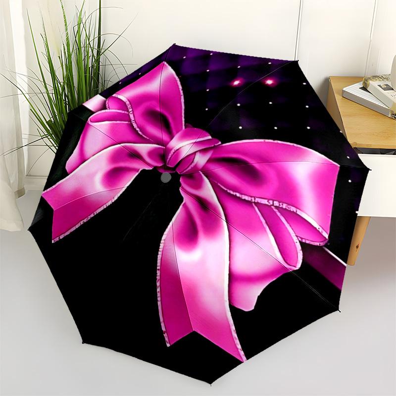 1pc Pink Bow Ribbon Automatic Folding Umbrella, 8-Rib Iron Frame, Casual Outdoor Accessory for Birthday Festival Gifts yy251128169
1pc Pink Bow Ribbon Automatic Folding Umbrella, 8-Rib Iron Frame, Casual Outdoor Accessory for Birthday Festival Gifts yy251128169