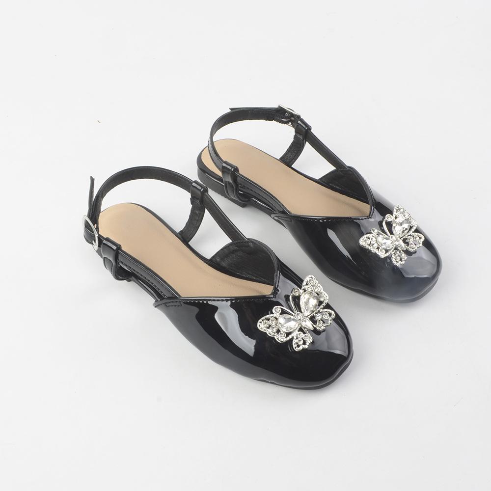New children s cool slippers 6-12 years old hollow bag head sandals butterfly rhinestone princess sandals 32 чорний
New children s cool slippers 6-12 years old hollow bag head sandals butterfly rhinestone princess sandals 32 чорний