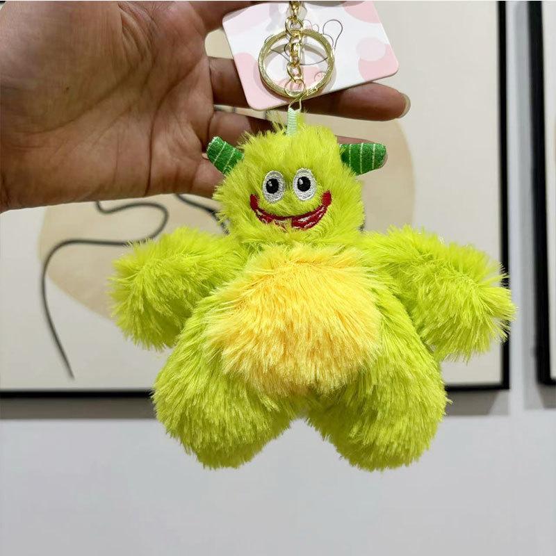 Fluffy Plush Soft Keychain Kawaii Monster Toy Figure For Backpack Charm grass зелений колір
Fluffy Plush Soft Keychain Kawaii Monster Toy Figure For Backpack Charm grass зелений колір