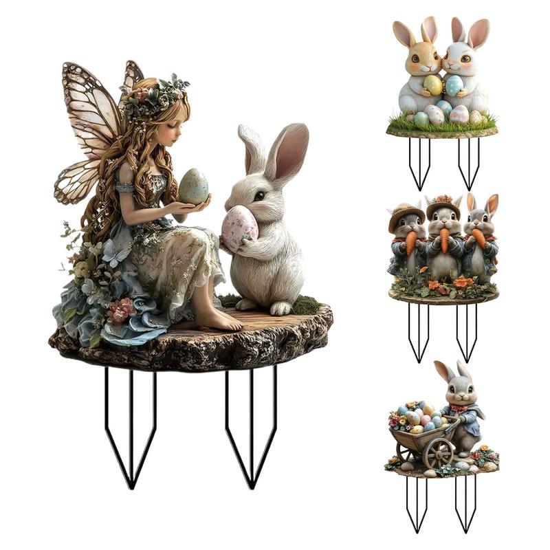 Easter Garden Stakes Outdoor Yard Decor Sign Holiday Decorations 2D Acrylic Spring Bunny Egg Signs for Courtyard Patio Lawn
Easter Garden Stakes Outdoor Yard Decor Sign Holiday Decorations 2D Acrylic Spring Bunny Egg Signs for Courtyard Patio Lawn