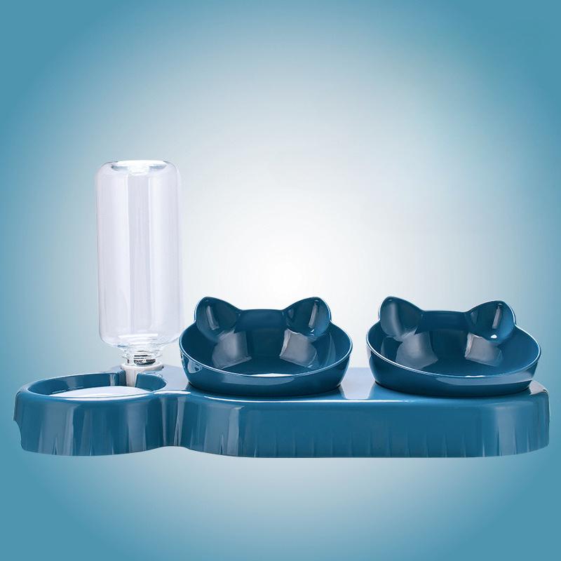 3 in 1 Elevated Cat Bowl Set Non Spill Dog Food Water Feeder Plastic Pet Supplies KTY
3 in 1 Elevated Cat Bowl Set Non Spill Dog Food Water Feeder Plastic Pet Supplies KTY
