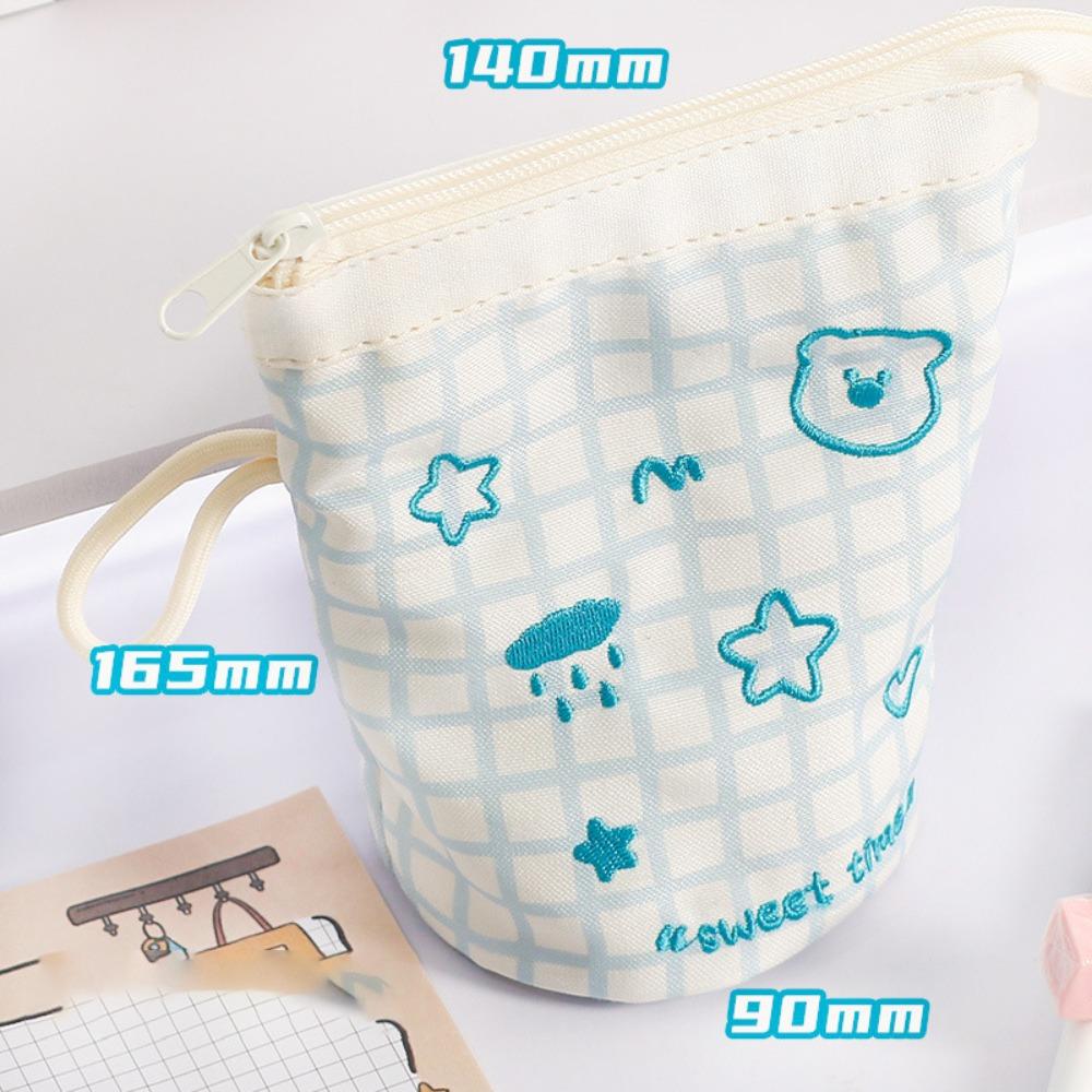 Gifts Portable Plaid Pen Bag Dopamine Contrast Color Vertical Pen Holder Large Capacity Stationery Bags синий
Gifts Portable Plaid Pen Bag Dopamine Contrast Color Vertical Pen Holder Large Capacity Stationery Bags синий