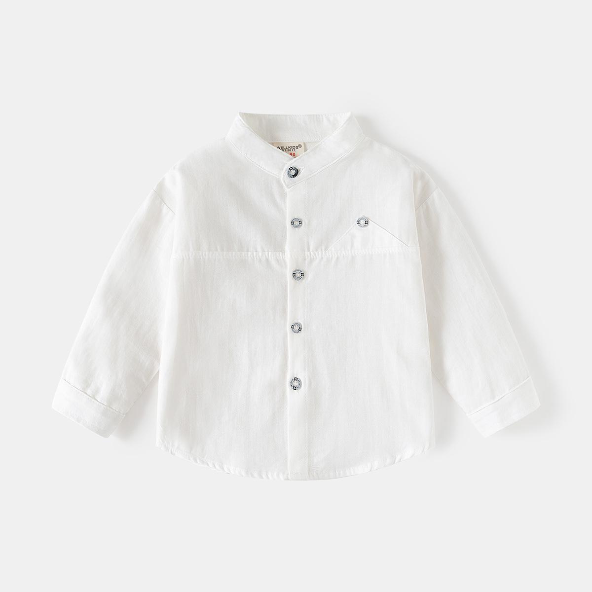 2026 Spring Boys Solid Color Stand-Up Collar Long-Sleeved Shirt - Trendy Kids Clothing 120cm білий
2026 Spring Boys Solid Color Stand-Up Collar Long-Sleeved Shirt - Trendy Kids Clothing 120cm білий