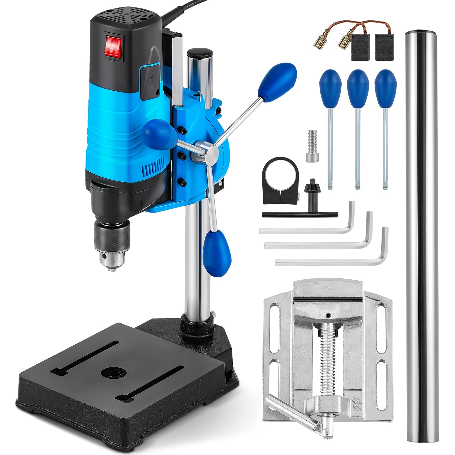 Скорость вращения сверла Bonvoisin Bench Drill с шлифовальным сверлом по дереву из мягкого металла, совместимое с дрелью, прессом, патроном, 100 В, многофункциональное, синий
Скорость вращения сверла Bonvoisin Bench Drill с шлифовальным сверлом по дереву из мягкого металла, совместимое с дрелью, прессом, патроном, 100 В, многофункциональное, синий