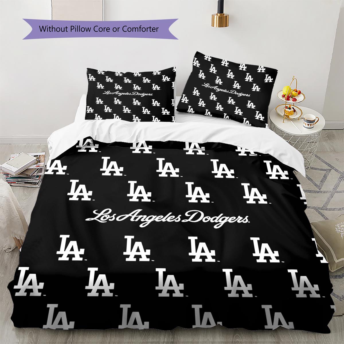 LA Dodgers Pattern Bedding Quilt Set Quilt Cover Pillowcase Home Decoration Gift (1 * duvet cover + 2 * pillowcase, without core) 200x220cm
LA Dodgers Pattern Bedding Quilt Set Quilt Cover Pillowcase Home Decoration Gift (1 * duvet cover + 2 * pillowcase, without core) 200x220cm