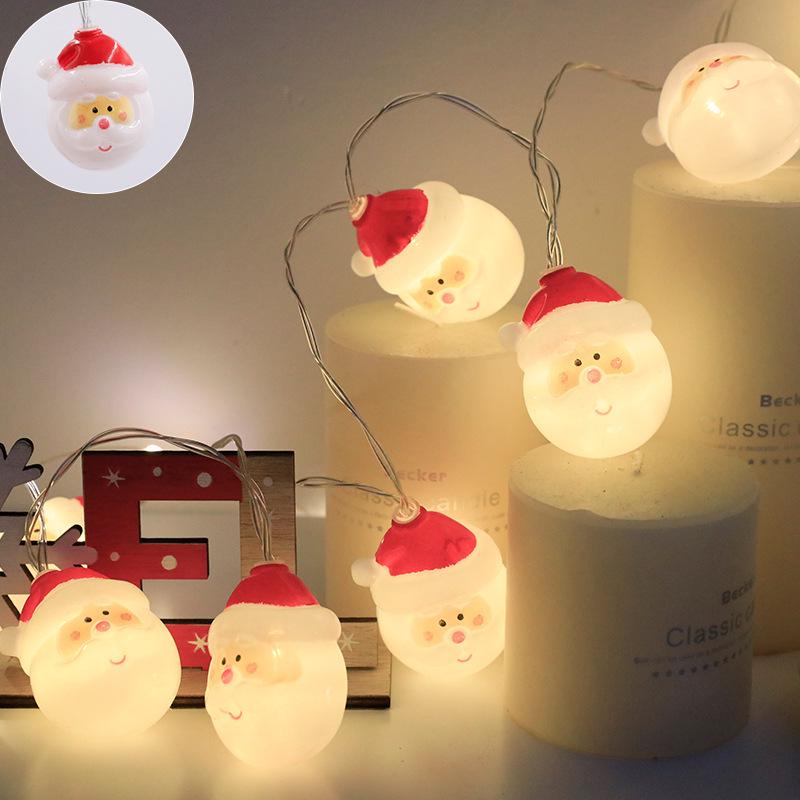 Santa & Snowman LED String Lights - USB/Battery Operated, Holiday Decorative Lights for Christmas Trees Battery 1.5m 10 lights 2 AA steady
Santa & Snowman LED String Lights - USB/Battery Operated, Holiday Decorative Lights for Christmas Trees Battery 1.5m 10 lights 2 AA steady
