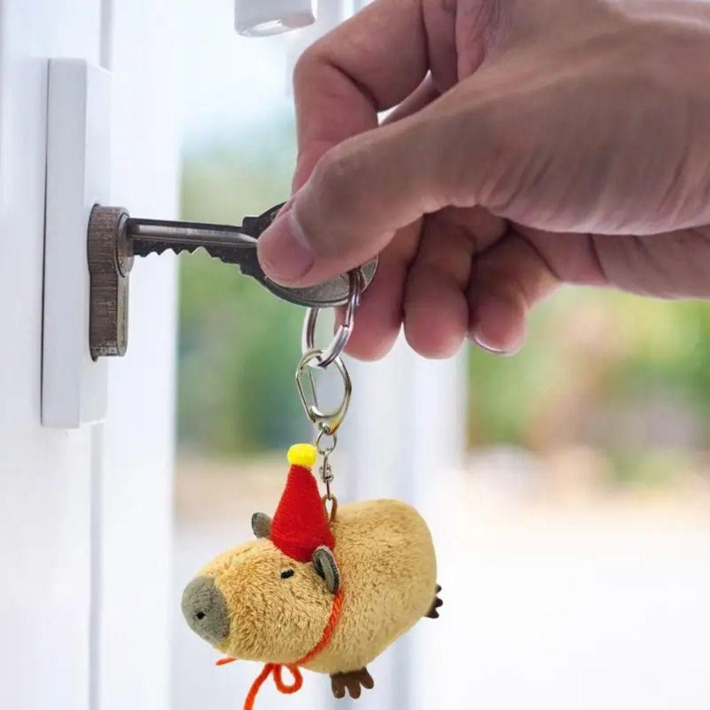 Simulation Capybara Pendant Capybara Capybara Plush Toy Capybara Plush Keychain Backpack Decor 10cm
Simulation Capybara Pendant Capybara Capybara Plush Toy Capybara Plush Keychain Backpack Decor 10cm