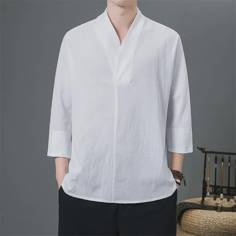 Men s Short-Sleeve Linen-Cotton T-Shirt - Summer Trendy Design L темно-синього кольору
Men s Short-Sleeve Linen-Cotton T-Shirt - Summer Trendy Design L темно-синього кольору