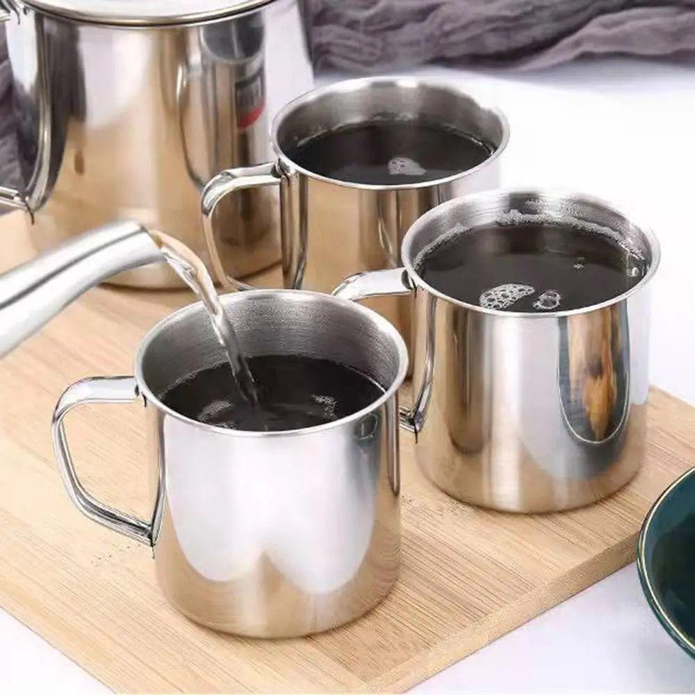 Stainless Steel Drinking Mug Portable Travel Drinkware Cup Water Bottle Whiskey Coffee Tea 9cm-201-With cover
Stainless Steel Drinking Mug Portable Travel Drinkware Cup Water Bottle Whiskey Coffee Tea 9cm-201-With cover