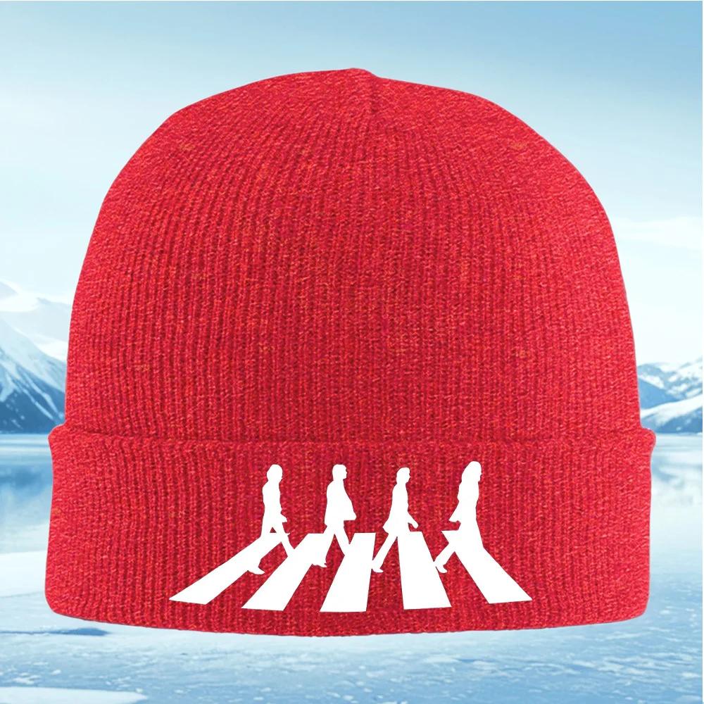 Silhouette walking crosswalk band famous album Knitted Hat Unisex Women Unisex Beanie Pullover Cap Winter Thermal Warm Christmas Ou
Silhouette walking crosswalk band famous album Knitted Hat Unisex Women Unisex Beanie Pullover Cap Winter Thermal Warm Christmas Ou