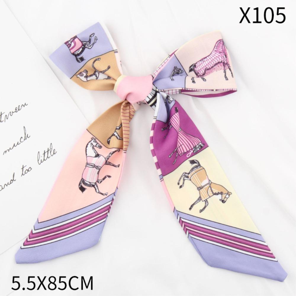 New Horse Printing Printed Silk Scarf Luxury Long Hair Band Versatile Retro Neck Strap
New Horse Printing Printed Silk Scarf Luxury Long Hair Band Versatile Retro Neck Strap