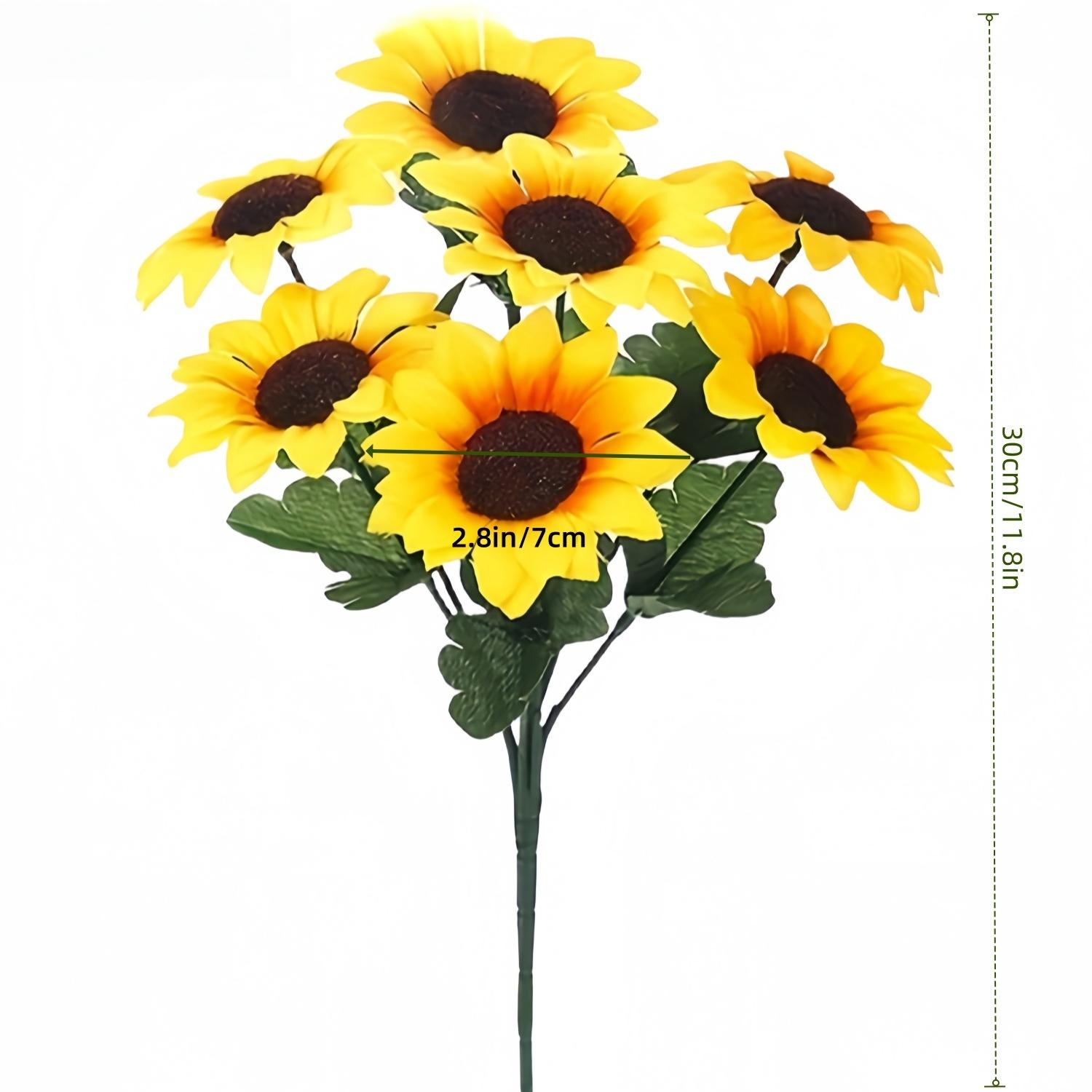 1/3PC UV Resistant Artificial Sunflower Fake Yellow Flower for Home Office Garden Wedding Party Indoor Outdoor Decoration 1PCS
1/3PC UV Resistant Artificial Sunflower Fake Yellow Flower for Home Office Garden Wedding Party Indoor Outdoor Decoration 1PCS