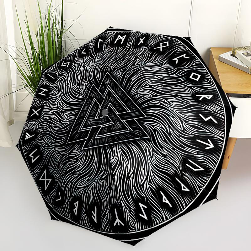 1pc Freemasonry, Valknut pattern Umbrella Portable Folding Umbrella Iron Frame Hole Bone Structure Outdoor Home Umbrella разноцветный
1pc Freemasonry, Valknut pattern Umbrella Portable Folding Umbrella Iron Frame Hole Bone Structure Outdoor Home Umbrella разноцветный