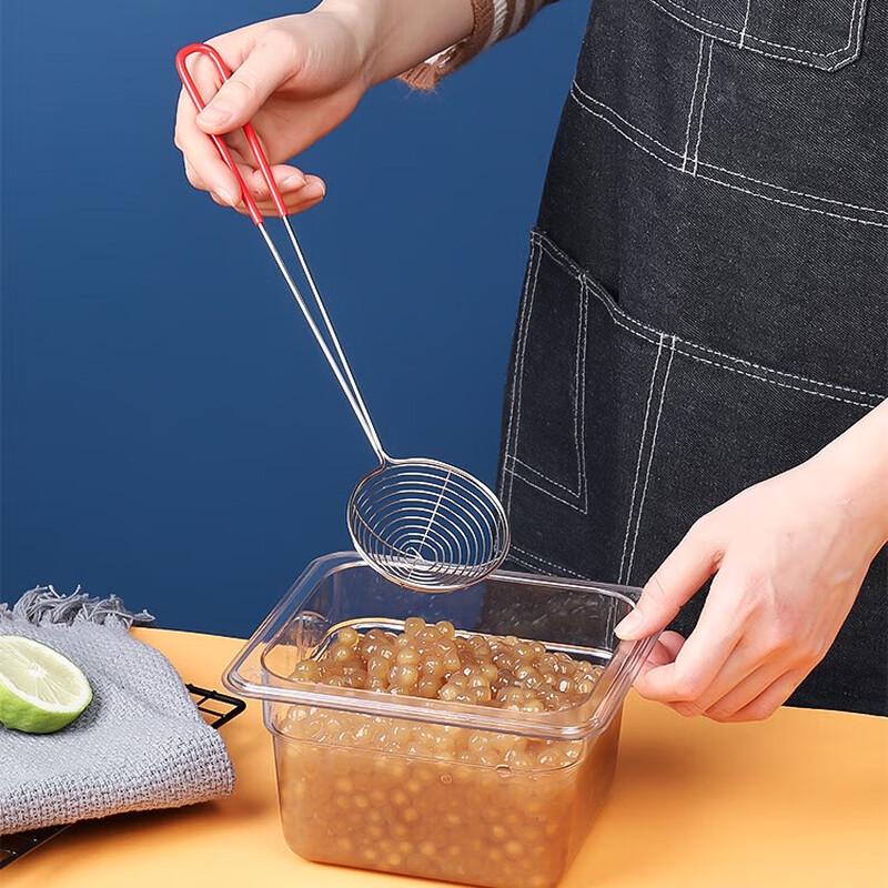 Pabei Stainless Steel Pearl Milk Tea Strainer
Pabei Stainless Steel Pearl Milk Tea Strainer