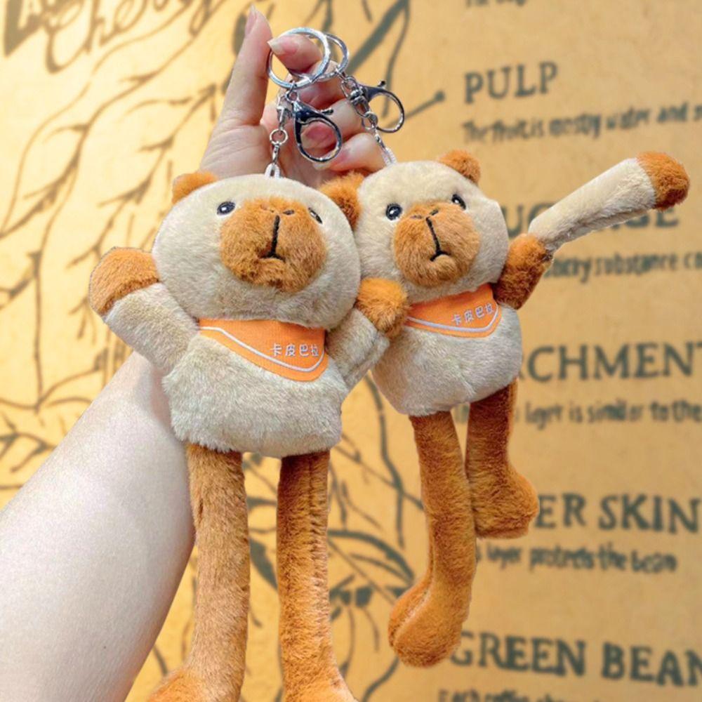 Soft Stuffed Plush Capybara Keychain Kawaii Withdrawable Legs Keyring Kids Toy Gift 1PC
Soft Stuffed Plush Capybara Keychain Kawaii Withdrawable Legs Keyring Kids Toy Gift 1PC
