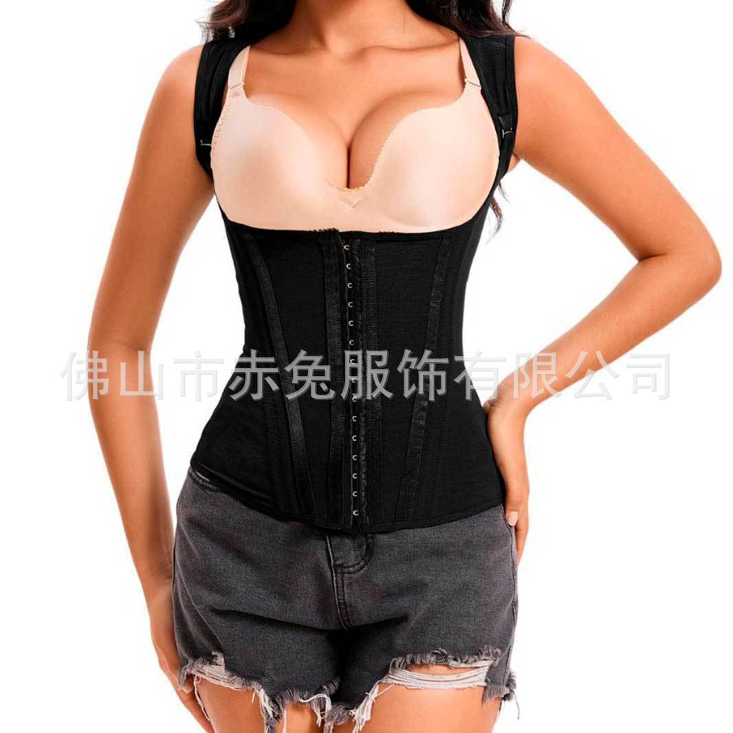 Summer breathable mesh three-breasted corset vest fitness sports waist corset shoulder strap shapewear 3XL чорний
Summer breathable mesh three-breasted corset vest fitness sports waist corset shoulder strap shapewear 3XL чорний