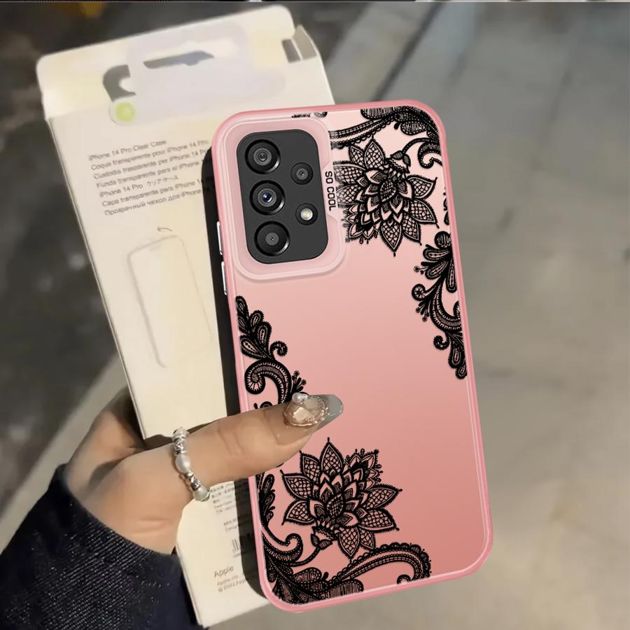 Black Lace Patter Case for Samsung Galaxy A10 A20 A03 A54 A72 A50 A04 A05 A06 A07 A71 A56 A51 A52 Back Phone Cover Galaxy A30
Black Lace Patter Case for Samsung Galaxy A10 A20 A03 A54 A72 A50 A04 A05 A06 A07 A71 A56 A51 A52 Back Phone Cover Galaxy A30