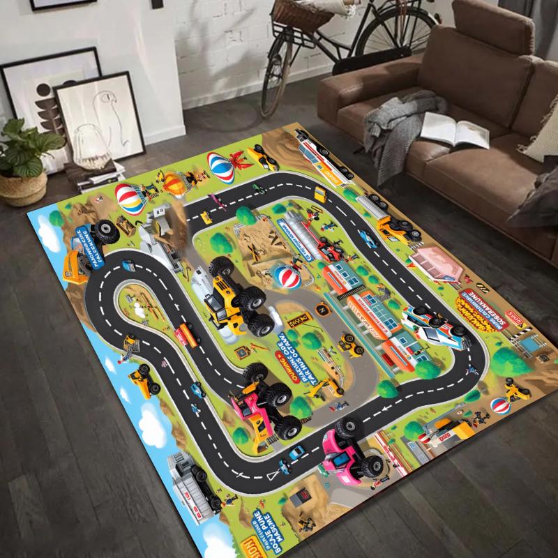 Kids City Road Play Mat Non-Slip Washable Traffic Car Game Rug Educational Interactive Play Carpet for Toddlers Boys Girls 40x60CM
Kids City Road Play Mat Non-Slip Washable Traffic Car Game Rug Educational Interactive Play Carpet for Toddlers Boys Girls 40x60CM