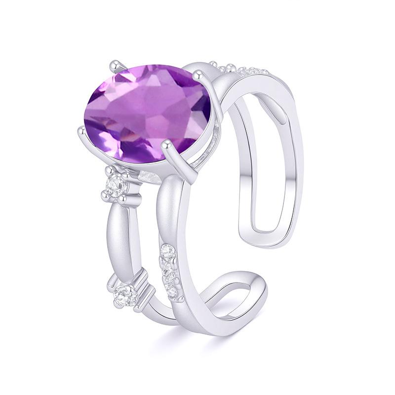 Elegant S925 Silver Ring, Natural Gemstone, Adjustable Band, Premium Jewelry for Her adjustable open ring
Elegant S925 Silver Ring, Natural Gemstone, Adjustable Band, Premium Jewelry for Her adjustable open ring