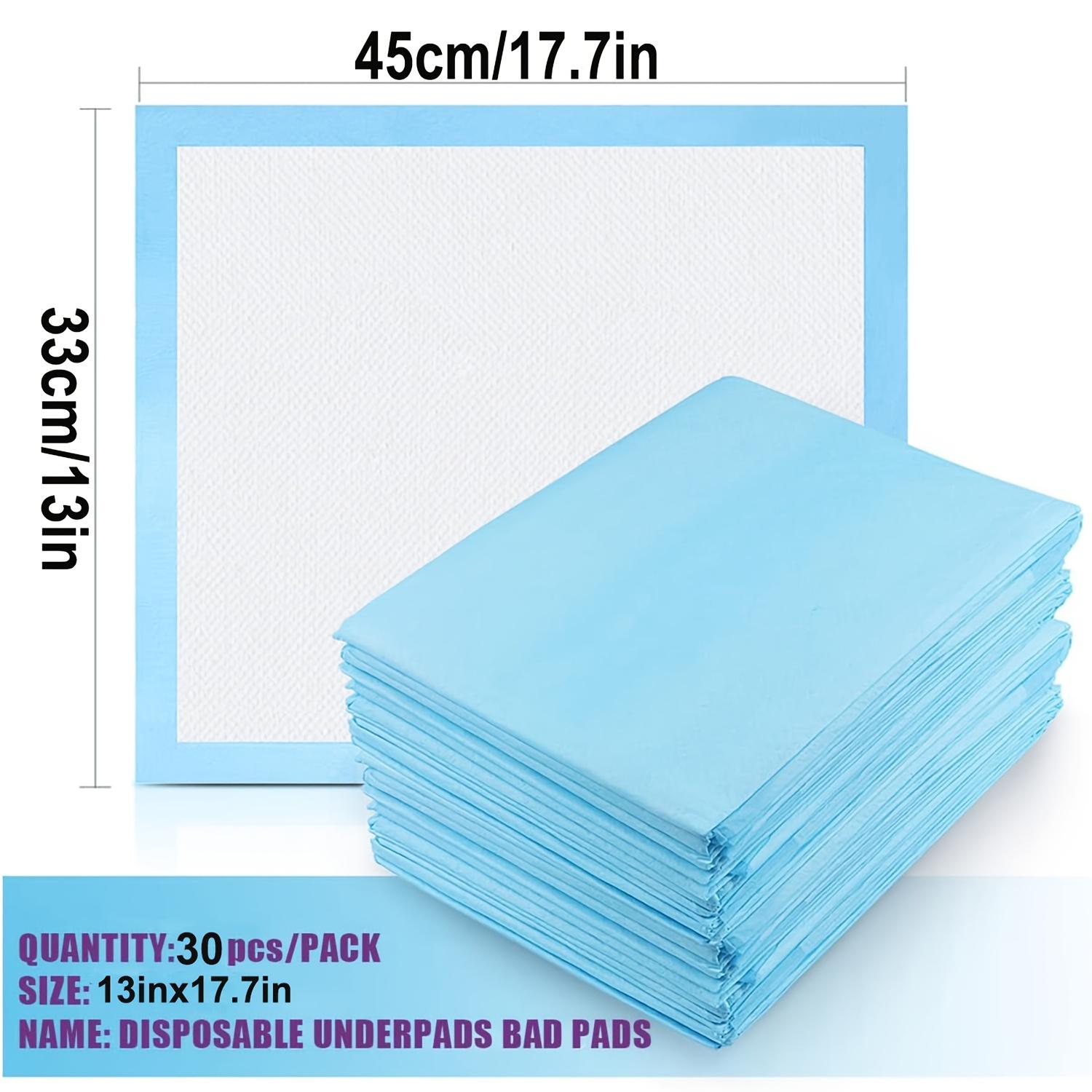 Высококачественные суперабсорбирующие одноразовые пеленки для мочи из 30 штук, подходят для домашних животных и пожилых людей (33X45СМ абсорбционный тип)
Высококачественные суперабсорбирующие одноразовые пеленки для мочи из 30 штук, подходят для домашних животных и пожилых людей (33X45СМ абсорбционный тип)