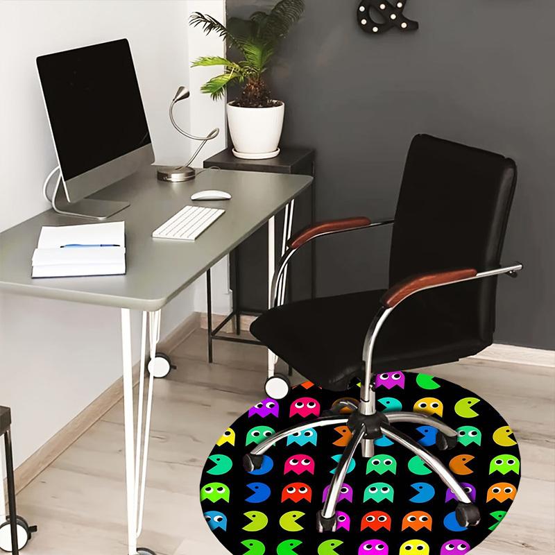 1pc Pac Man Characters Pattern Round carpet, Made of Polyester,Perfect for Decorating Office Chairs, Living Rooms 80cm
1pc Pac Man Characters Pattern Round carpet, Made of Polyester,Perfect for Decorating Office Chairs, Living Rooms 80cm