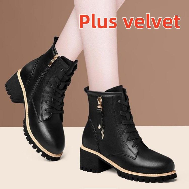 Women s Thick-soled Mid-tube Boots Pu Leather Shoes British Casual Six-hole Martin Boots 35 чорний
Women s Thick-soled Mid-tube Boots Pu Leather Shoes British Casual Six-hole Martin Boots 35 чорний