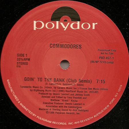 LP Record COMMODORES Goin To The Bank PRO4671PROMO Polydor 1986 US Dance Electronica Used
LP Record COMMODORES Goin To The Bank PRO4671PROMO Polydor 1986 US Dance Electronica Used