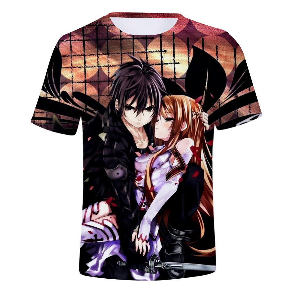 3D Printing Summer Loose O-Neck Comforable Casual Short Sleeve Sword Art Online Lady T-shirt Men Women T-shirt Top kids Tees
3D Printing Summer Loose O-Neck Comforable Casual Short Sleeve Sword Art Online Lady T-shirt Men Women T-shirt Top kids Tees