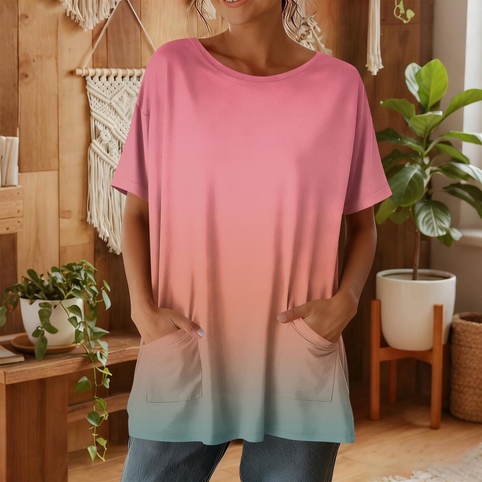 Women s Fashion Casual Short Sleeve Floral Print Top XXL рожевий
Women s Fashion Casual Short Sleeve Floral Print Top XXL рожевий