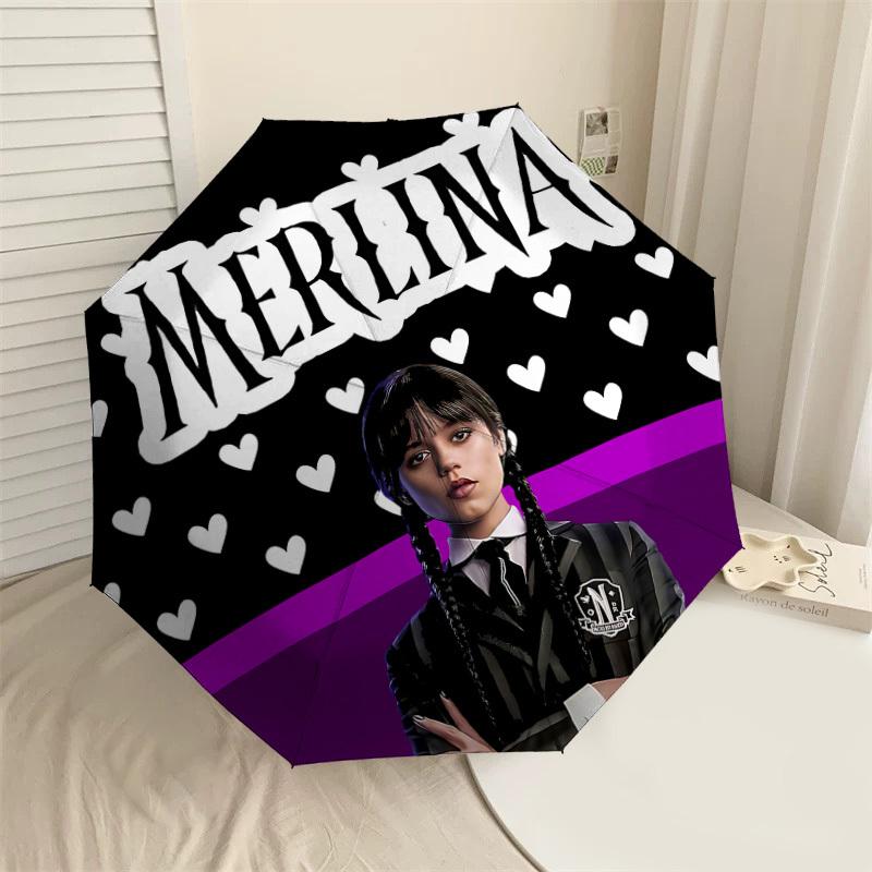 1PC MERLINA HEARTS Umbrella-8-Rib Reinforced, Automatic Open, Lightweight & Durable, Cute Fashion Accessory for Outdoor, Beach or Casual Use, Beach Um
1PC MERLINA HEARTS Umbrella-8-Rib Reinforced, Automatic Open, Lightweight & Durable, Cute Fashion Accessory for Outdoor, Beach or Casual Use, Beach Um