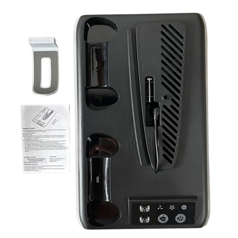 Cooling Stand Base and Charging Station with Lighting Effects and 3 Speed Cooling Fan for Slim Game Console чорний
Cooling Stand Base and Charging Station with Lighting Effects and 3 Speed Cooling Fan for Slim Game Console чорний