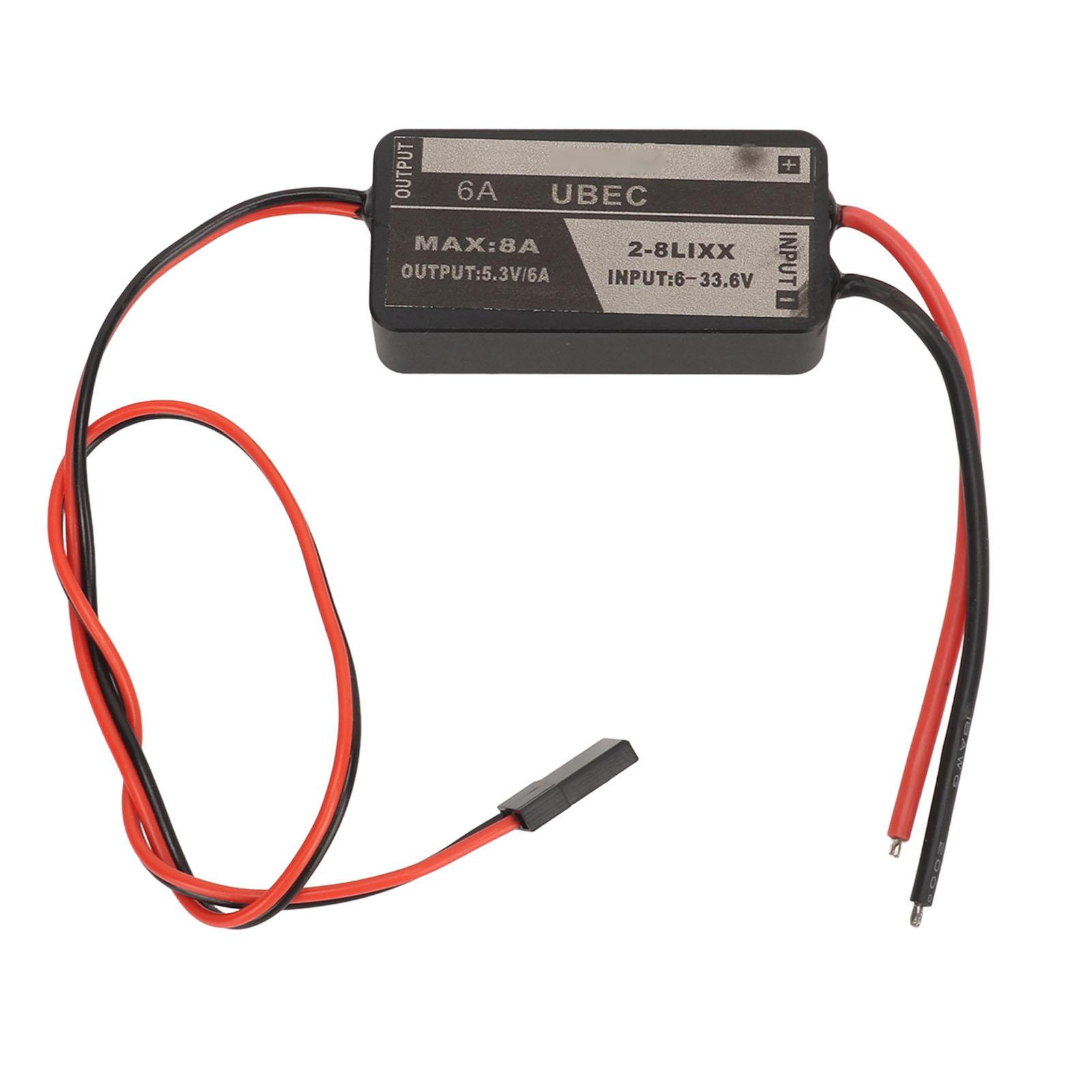 UBEC 5.3V 6A 8A Max Output 633.6V Input Overcurrent Overheat Protection Waterproof UBEC
UBEC 5.3V 6A 8A Max Output 633.6V Input Overcurrent Overheat Protection Waterproof UBEC