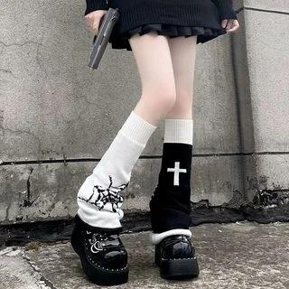 Y2K Punk Knitted Leg Warmers Star Gothic Cross Harajuku Women Heart Two Side Wear Loose Fit Leg Covers Sock JK Thigh High Lolita One Size
Y2K Punk Knitted Leg Warmers Star Gothic Cross Harajuku Women Heart Two Side Wear Loose Fit Leg Covers Sock JK Thigh High Lolita One Size
