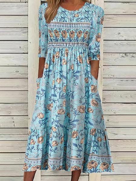 Summer New Mid-Rise Women s Casual Crew Neck Print Women s Dress 5XL
Summer New Mid-Rise Women s Casual Crew Neck Print Women s Dress 5XL