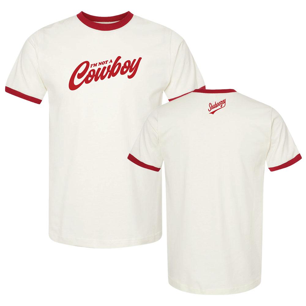 Shaboozey NOT A COWBOY Ringer Tee Short Sleeve Loose Fashion Summer T-shirt Graphic Merch Casual O-neck Soft Men/Women Tshirts XXXXL
Shaboozey NOT A COWBOY Ringer Tee Short Sleeve Loose Fashion Summer T-shirt Graphic Merch Casual O-neck Soft Men/Women Tshirts XXXXL