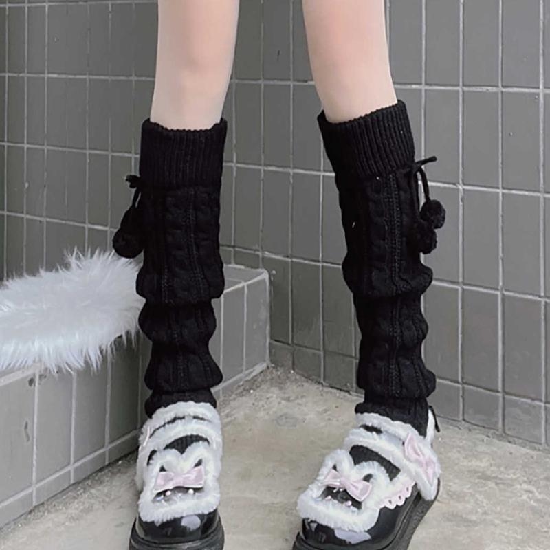 1-2pairs Lolita Cute Woolen Ball Knitted Sock Set Pile Socks Leg Set Japanese College Style JK Sock Set Student Leg Sets One Size
1-2pairs Lolita Cute Woolen Ball Knitted Sock Set Pile Socks Leg Set Japanese College Style JK Sock Set Student Leg Sets One Size