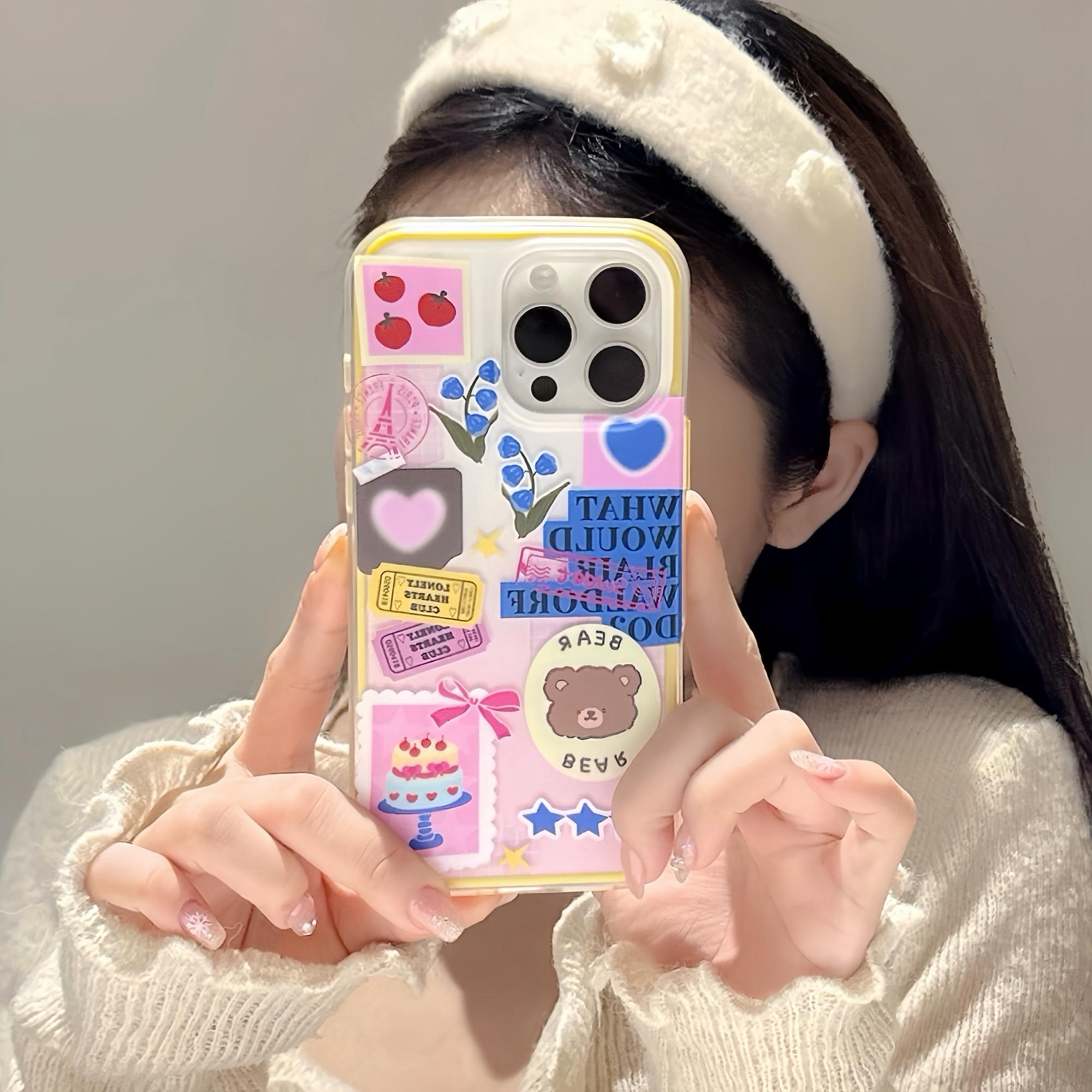 For iPhone 16 Pro Case IMD Cartoon Bear Sticker Design TPU Shockproof Phone Cover A
For iPhone 16 Pro Case IMD Cartoon Bear Sticker Design TPU Shockproof Phone Cover A