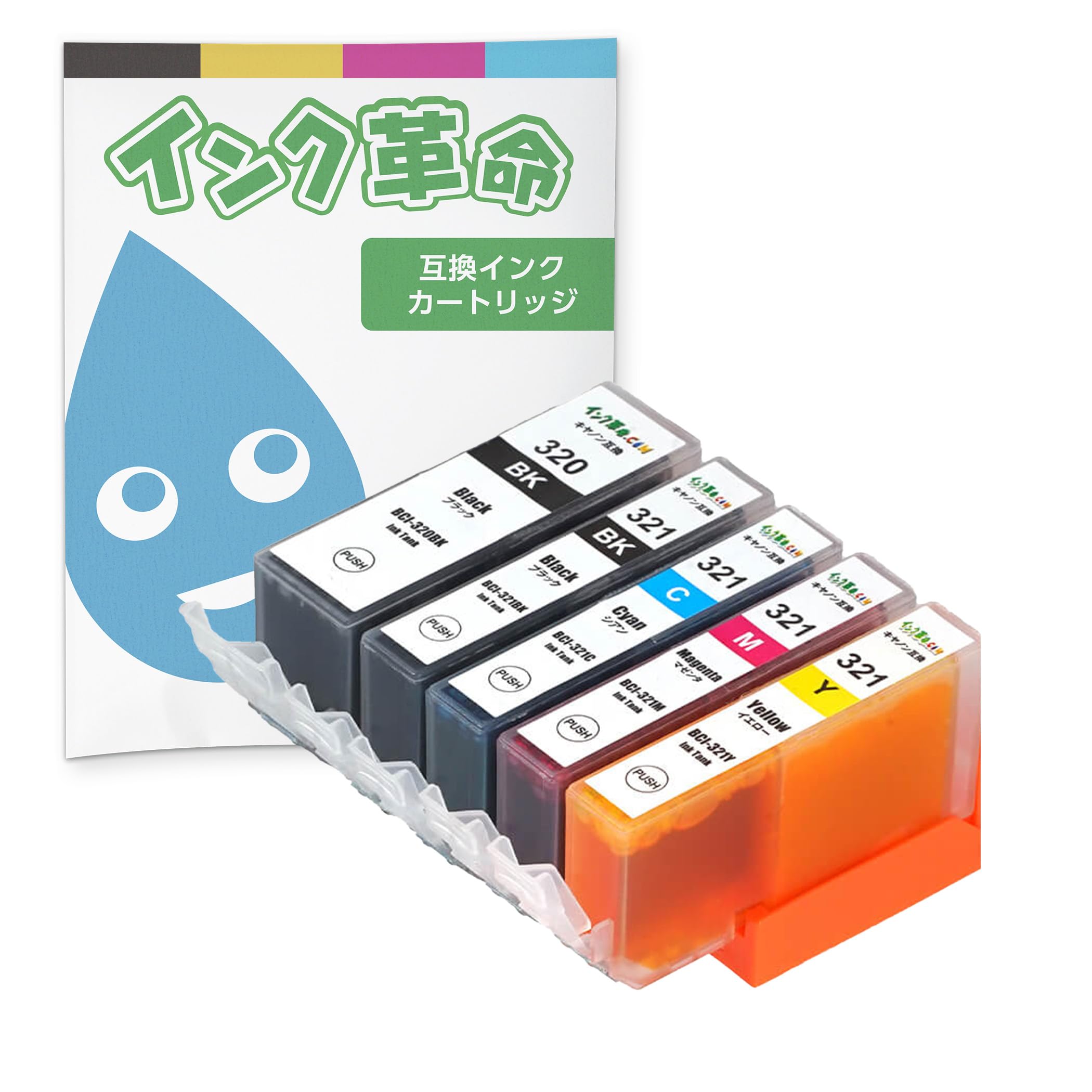 Ink Compatible Canon Ink Compatible with Genuine Canon Series Includes IC Level Detection Compatible PIXUS and MP990 Revolution BCI-321 320/5MP
Ink Compatible Canon Ink Compatible with Genuine Canon Series Includes IC Level Detection Compatible PIXUS and MP990 Revolution BCI-321 320/5MP