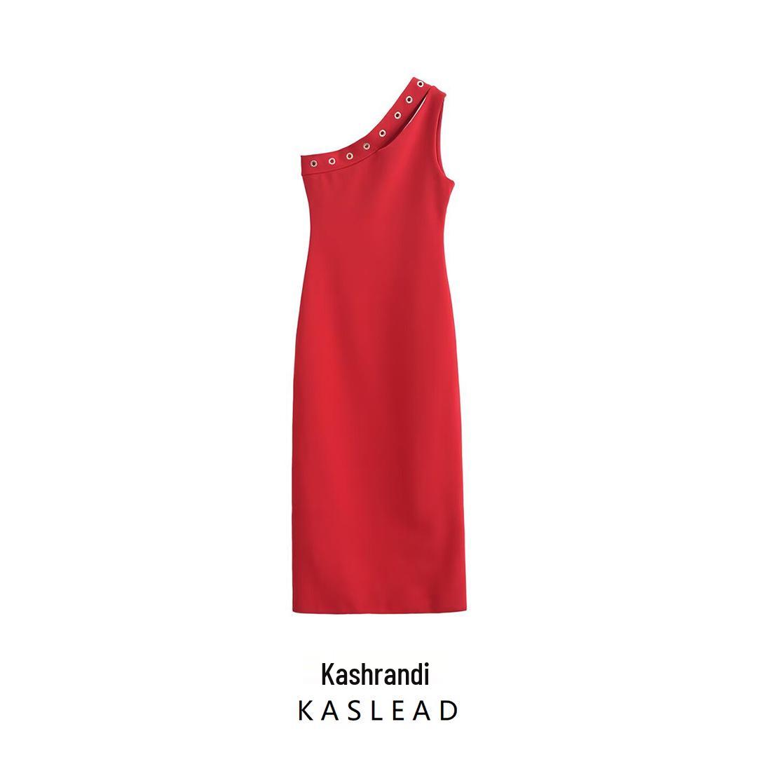2025 Spring Women s European & American Style Slim-Fit Asymmetrical Metal Embellished Dress Large
2025 Spring Women s European & American Style Slim-Fit Asymmetrical Metal Embellished Dress Large