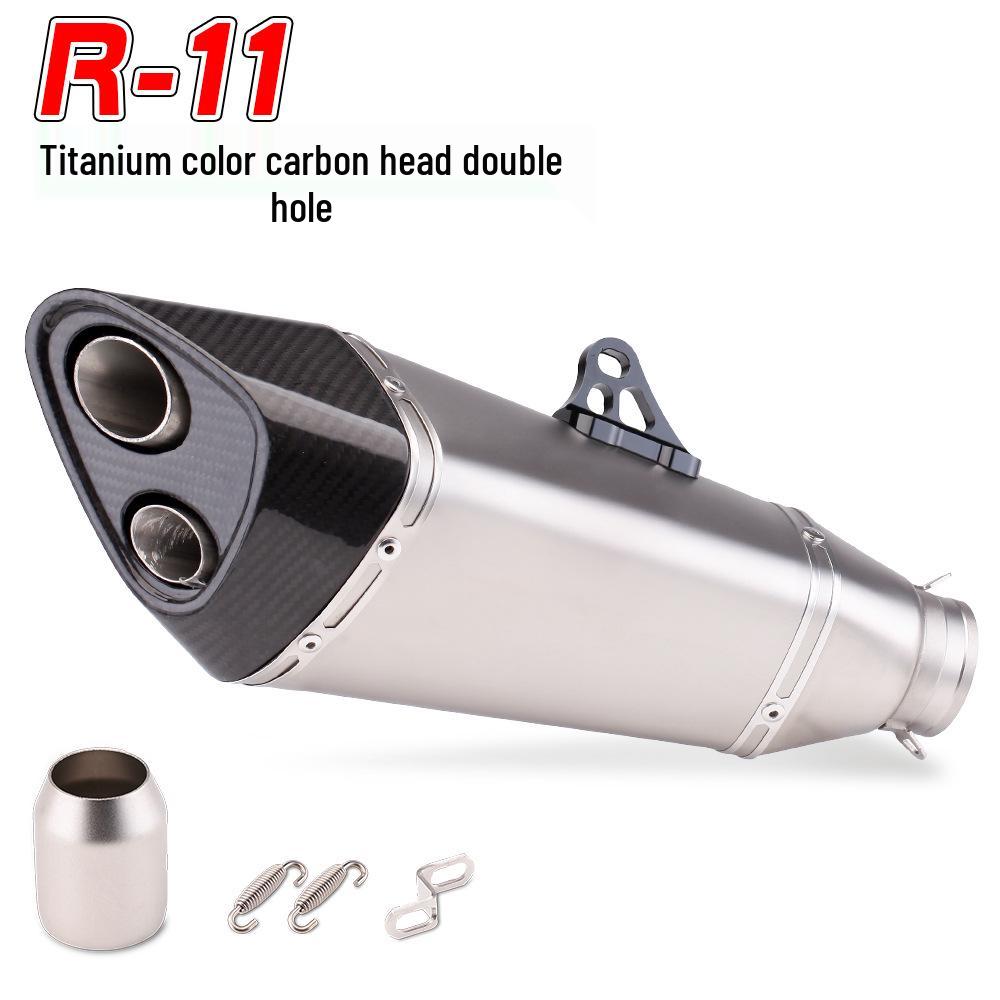 Universal R11 Tail Section Exhaust for 650NK Z900 Huanglong600 790DUKE Motorcycles
Universal R11 Tail Section Exhaust for 650NK Z900 Huanglong600 790DUKE Motorcycles