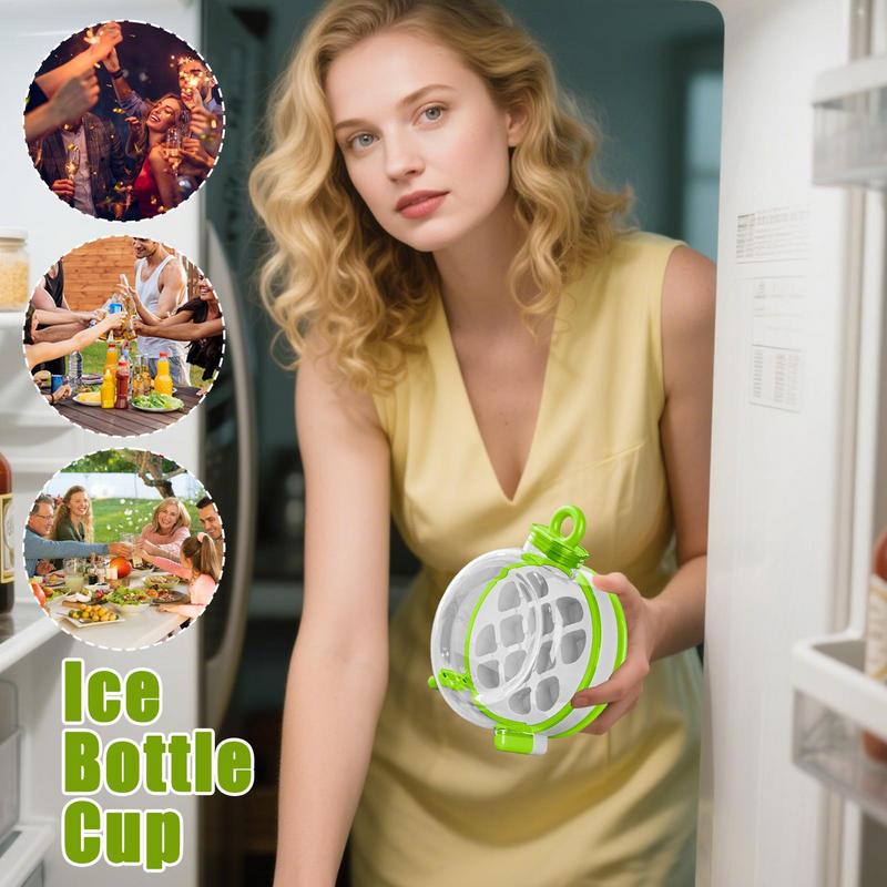 2-in-1 Portableice Cube Bottle Ice Maker IceCube Tray Water Bottle Touch-free Silicone IceCube Trays With Lid Ice Mold Kettle червоний
2-in-1 Portableice Cube Bottle Ice Maker IceCube Tray Water Bottle Touch-free Silicone IceCube Trays With Lid Ice Mold Kettle червоний