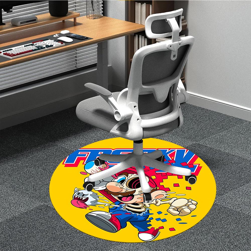 1PC Mario Office Round Area Rug, Indoor Mat Suitable For Office, Under Office Chairs Bedroom Living Room Home Decor DT1212024 80cm by 80cm
1PC Mario Office Round Area Rug, Indoor Mat Suitable For Office, Under Office Chairs Bedroom Living Room Home Decor DT1212024 80cm by 80cm